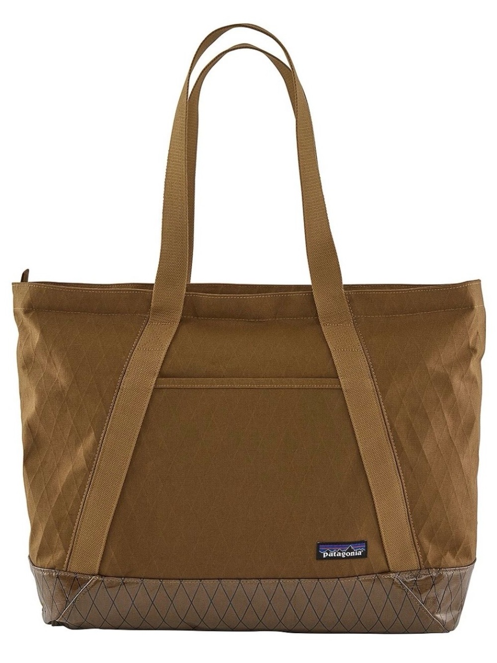 Patagonia Brown Canvas Tote with Quilted Base